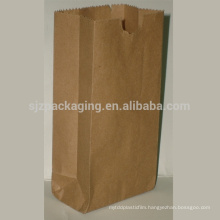 Hot Sale Brown Kraft Paper Food Packaging Bag
